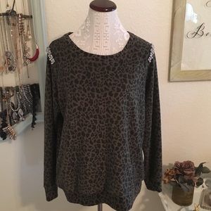 Leopard Sweater +Size